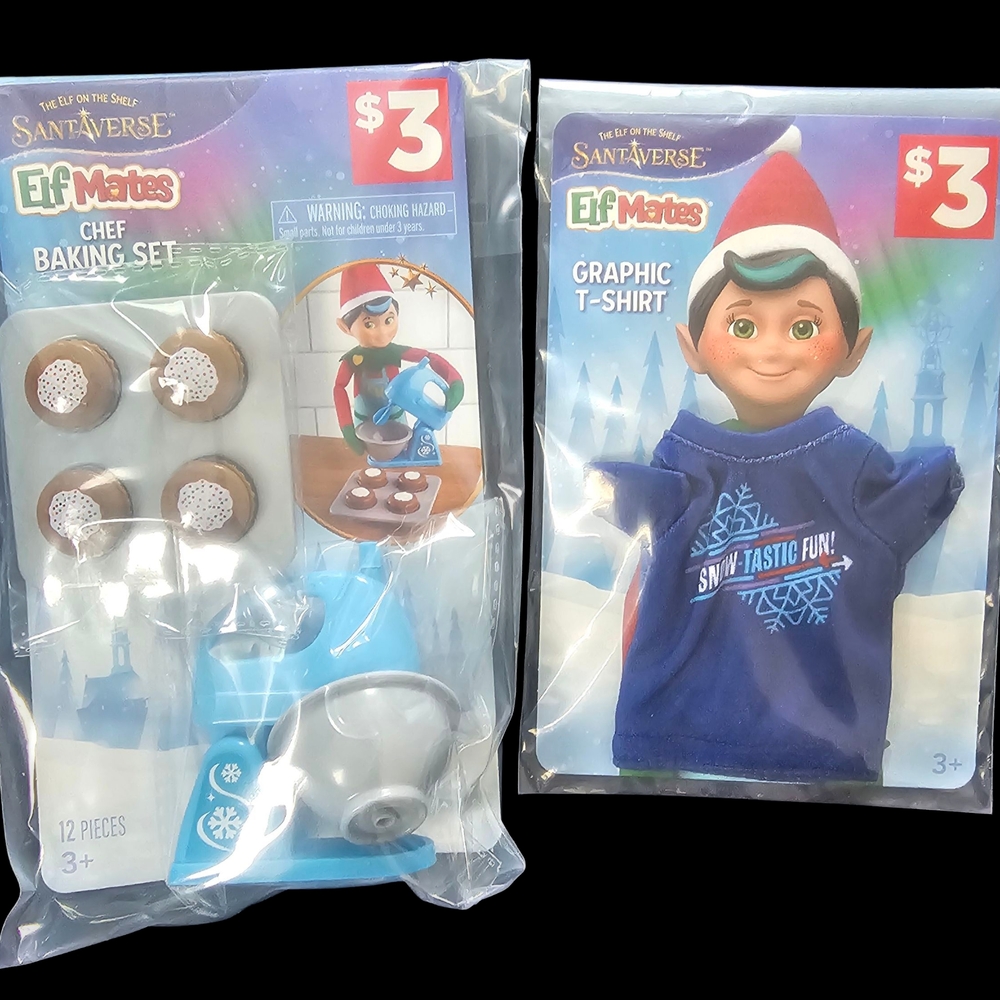Elf Mates Baking Set and Shirt